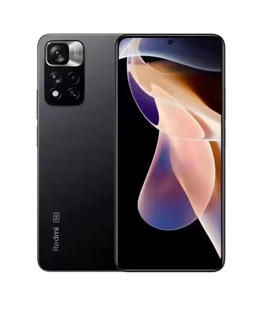 Xiaomi Redmi Note 11 Pro 5G Global Version Black Smartphone Dust Water & Scratch Resistant HD Screen Super/Fast Charging Smartphone (RAM 8GB+128GB ROM)+ FREE Gift. smp
