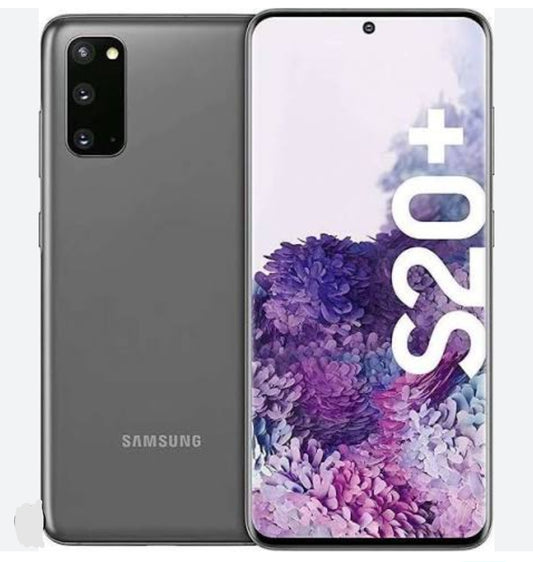 Samsung Galaxy S20 Plus 5G US Version Smartphone Facial Recognition & Fingerprint Unlock Function Dust Water & Scratch Resistant HD Screen Super/Fast Charging (G986U Full Set) (Gray) Smartphone smp