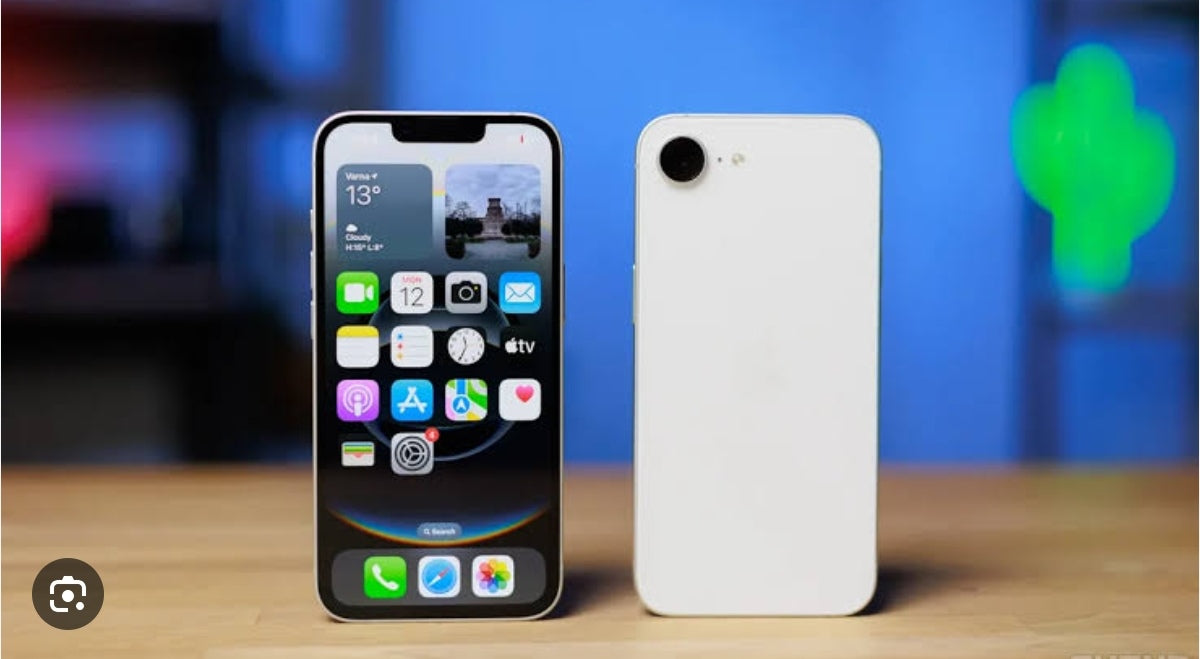 Apple iPhone 16e 5G Smartphone Global Version Facial Recognition/Unlock Function Dustproof Water & Scratch Resistant HD Screen Super/Fast Charging (1 SIM + 1 eSIM ROM 256GB) (White) Smartphone smp
