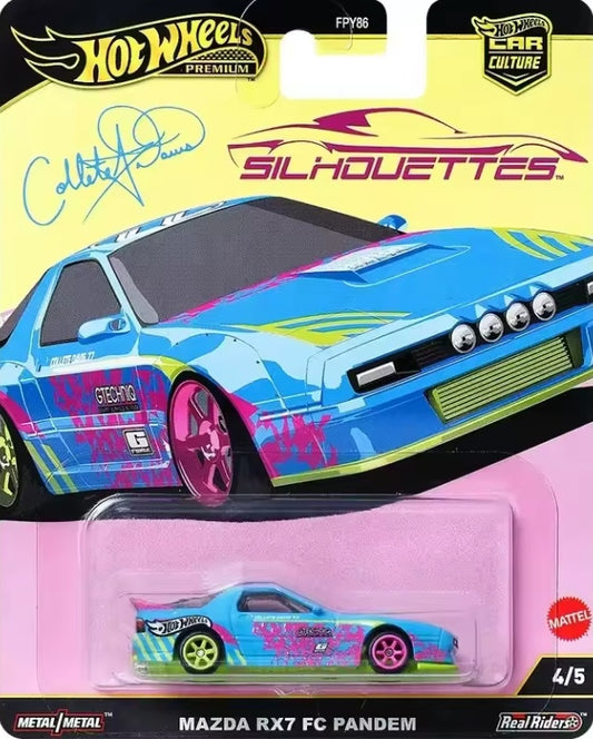 Hot Wheels Premium JDM Mazda Series "Mazda RX7 FC Pandem" Toy Car tys crs