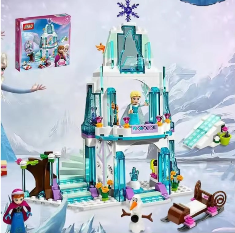 Frozen Princess Ice Castle Set Building Blocks Toys tys bbs