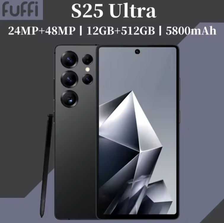 Global Vision S25 Ultra Smartphone 5G Android RAM 8GB ROM 256GB (Gray) Smartphone smp