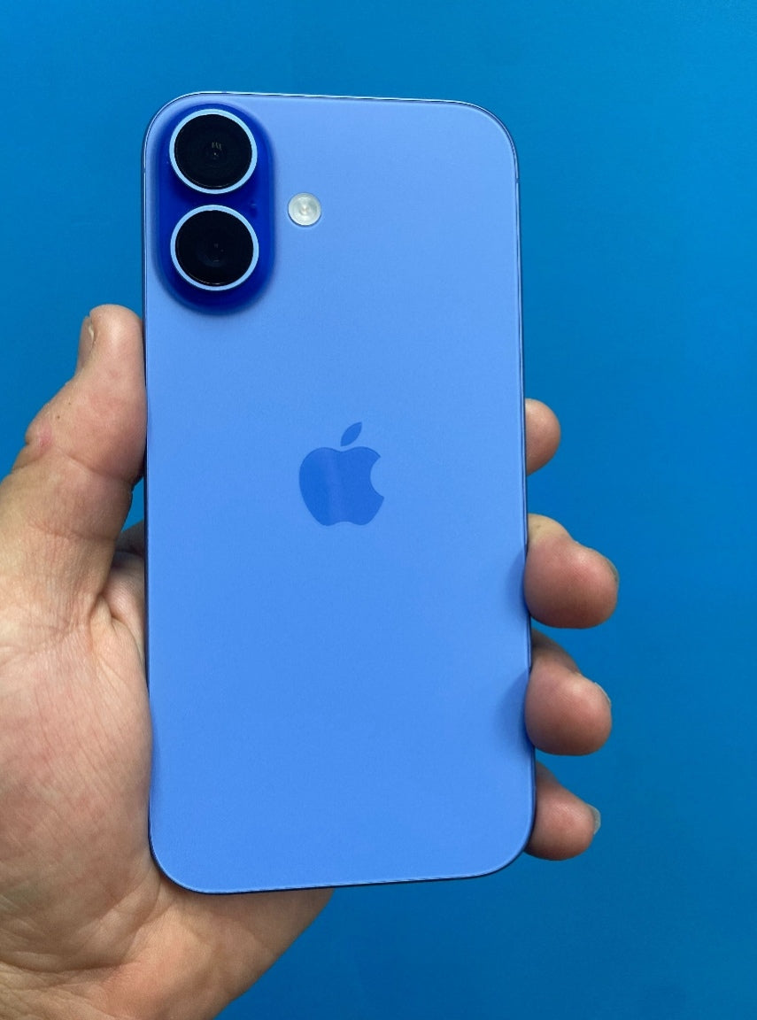Apple iPhone 16 5G Smartphone US Version Facial Recognition/Unlock Function Dustproof Water & Scratch Resistant HD Screen Super/Fast Charging 128GB (Blue) Smartphone smp