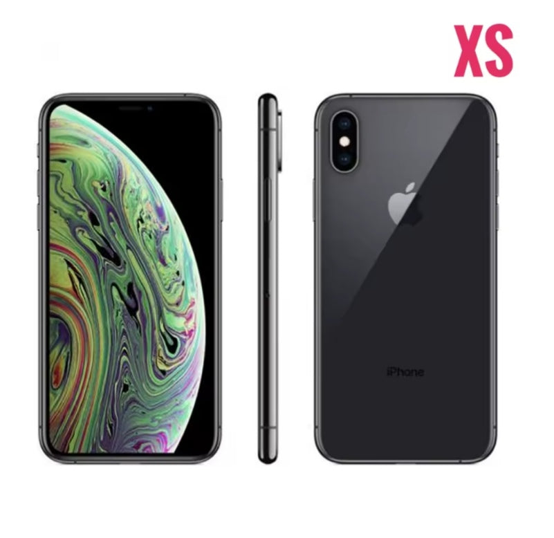 Apple iPhone XS Smartphone Facial Recognition Function Dust Water & Scratch Resistant HD Screen Super/Fast Charging (256GB ROM) (Black) Smartphone + FREE Earphones. smp