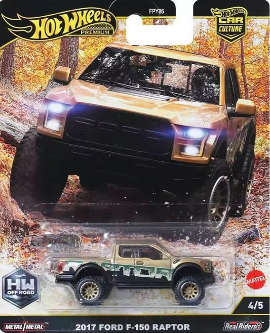 Hot Wheels 2017 Ford F-150 Raptor Toy Car crs tys