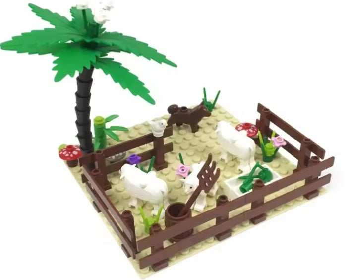 Children's Sheep In Pen Building Blocks Set Toys tys bbs