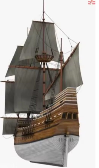 Mayflower Sailboat Building Blocks Set Toys tys bbs