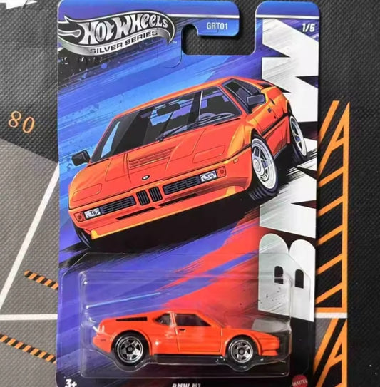 Hot Wheels 2025 BMW Silver Series "BMW M1" Toy Car tys crs