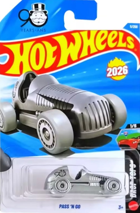Hot Wheels 2026 Mainline Series Pass 'N Go Toy Car crs tys