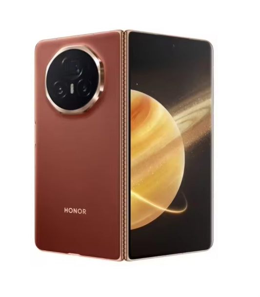 Honor Magic V3 5G Chinese Version Red Smartphone Facial Recognition & Fingerprint Unlock Function Dust Water & Scratch Resistant HD Screen Super/Fast Charging (RAM 16GB+1TB ROM) Smartphone. smp