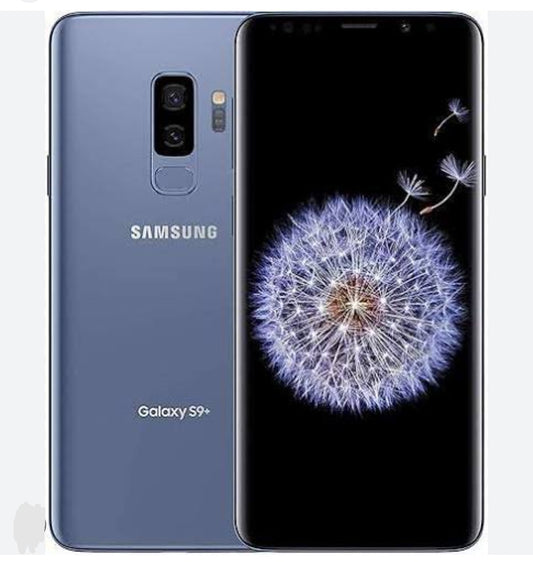 Samsung Galaxy S9 Plus 4G LTE Global Version Smartphone Facial Recognition & Fingerprint Unlock Function Dust Water & Scratch Resistant HD Screen Super/Fast Charging (Model:G965U) Full Set (Blue) Smartphone smp