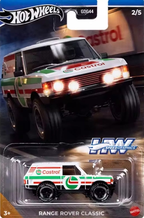 Hot Wheels Silver Series "Range Rover Classic" Toy Car tys crs