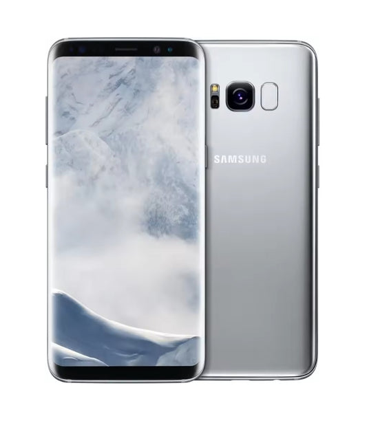 Samsung Galaxy S8 4G LTE Global Version Smartphone Facial Recognition & Fingerprint Unlock Function Dust Water & Scratch Resistant HD Screen Super/Fast Charging (Model: G950F) Full Set (Silver) Smartphone smp