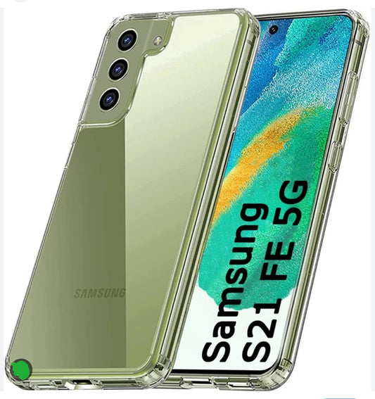 Samsung Galaxy S21 FE 5G Smartphone Facial Recognition & Fingerprint Unlock Function Dust Water & Scratch Resistant HD Screen Super/Fast Charging (128GB Full Set) (Olive) Smartphone smp