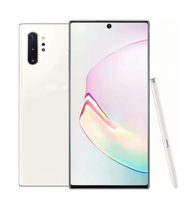 Samsung Galaxy Note 10 4G US Version Aura White Smartphone Dust Water & Scratch Resistant HD Screen Super/Fast Charging Smartphone. smp