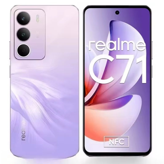 Realme C71 Smartphone 6.67inch Screen RAM 6GB+128GB ROM NFC (Pink) Smartphone smp