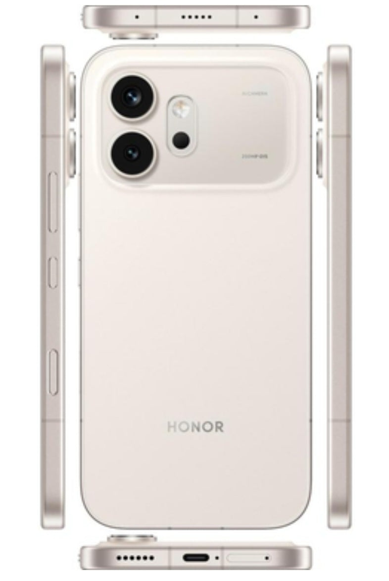 Honor 600 Hong Kong Version White Smartphone Dust Water & Scratch Resistant HD Screen Super/Fast Charging Smartphone (RAM 12GB+512GB ROM). smp
