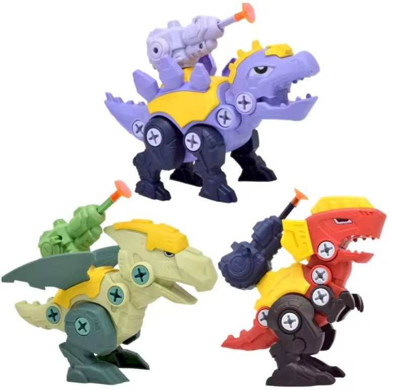 Children's Educational DIY Dinosaur Screwing Building Blocks Set Toys tys bbs