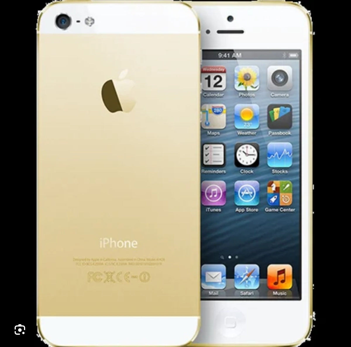 Apple iPhone 5s 4G Smartphone Fingerprint Unlock Function Dust Water & Scratch Resistant HD Screen Super/Fast Charging (32GB ROM) (Gold) Smartphone smp