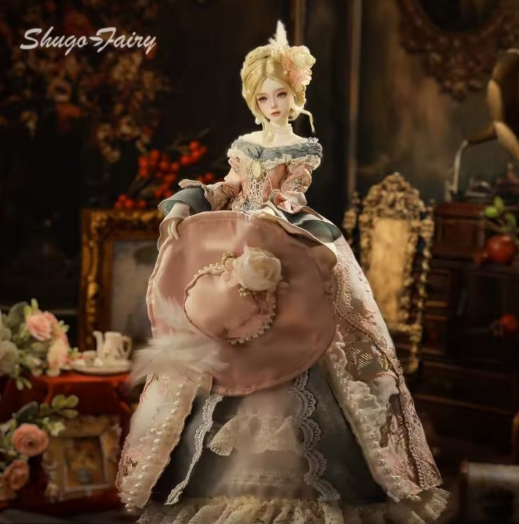 Shuga Fairy BJD Princess Ariana European Palace Court Style Heavy Detail Clothing Fullset Doll dll tys