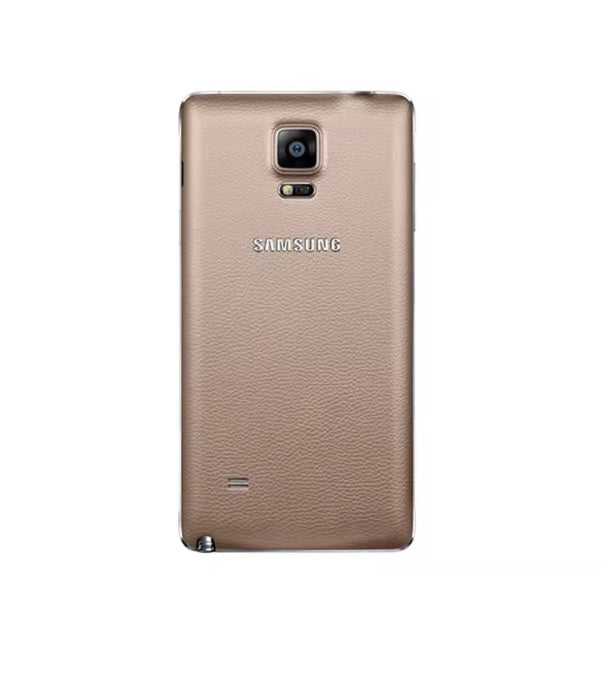 Samsung Galaxy Note 4 Global Version Gold Smartphone Dust Water & Scratch Resistant HD Screen Super/Fast Charging Smartphone (N910F). smp