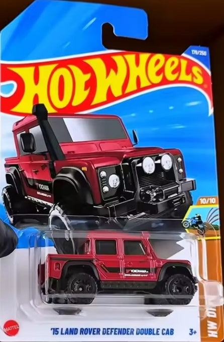 2025 Hot Wheels L J Batch '15 Land Rover Defender Double Cab "Toy Car tys crs