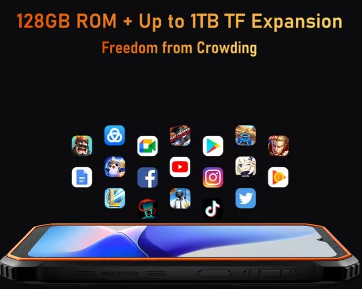 Blackview BV6200 Pro Hello P35: 6.56inch 6GB+128GB Android 13 (Orange) Smartphone smp