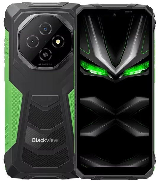 Blackview FORT 1: 6.65inch HD Screen RAM 256GB+2TB ROM Android 15 (Green) Smartphone smp
