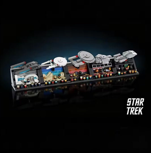 Star Trek Starfleet Legends Five Model Building Blocks Set Toys tys bbs