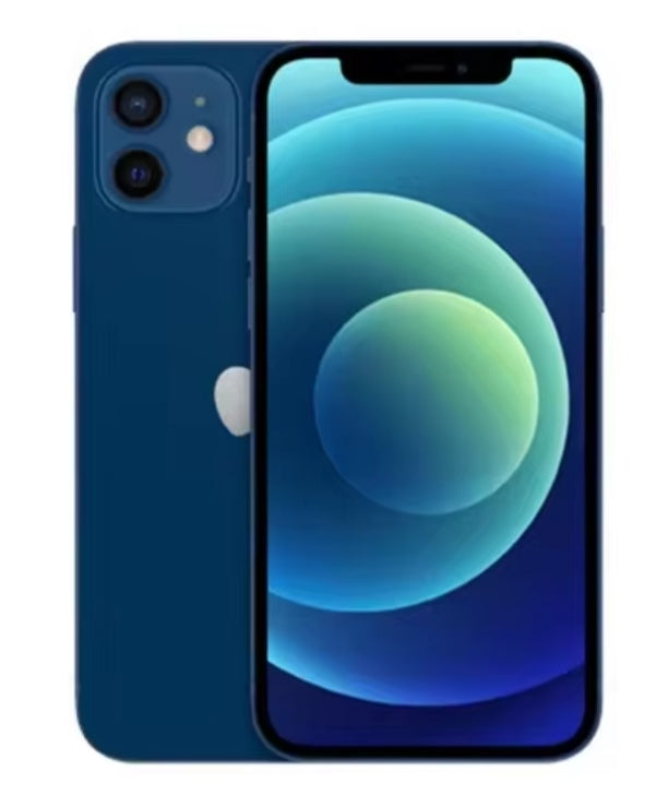iPhone 12 4G Smartphone Facial Recognition Function 6.1inch Screen RAM 128GB (Blue) Smartphone + FREE Phone Case. smp