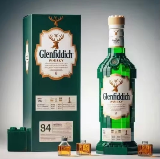 Home Decor Whiskey Bottle Building Blocks Set Toys tys bbs