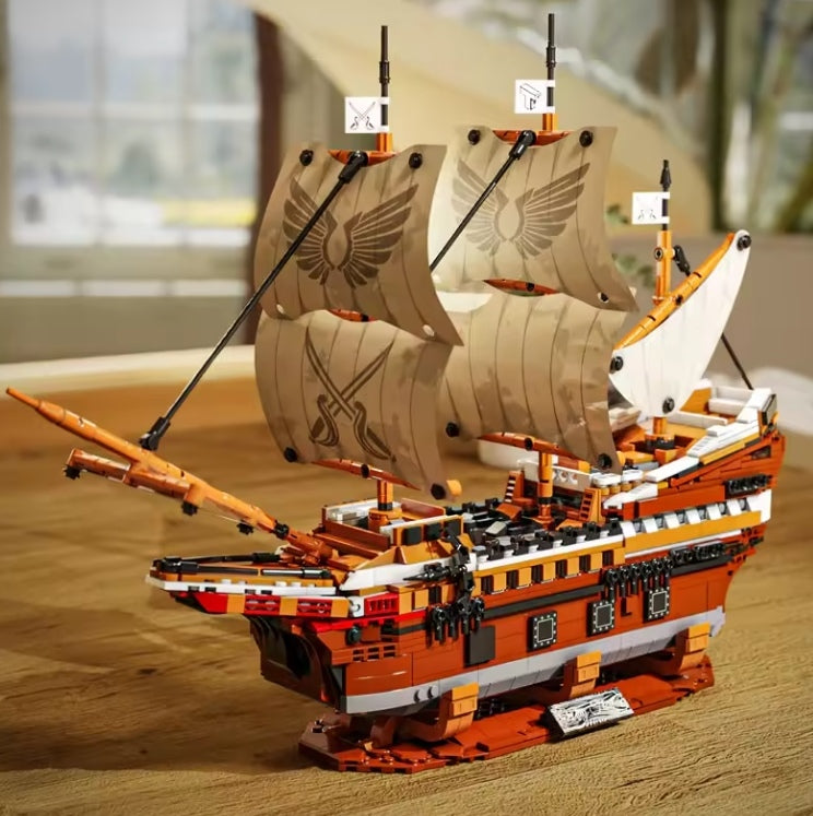 Mayflower Sailboat Building Blocks Set Toys tys bbs