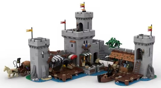 Mediaeval Castle Building Blocks Set Toys tys bbs