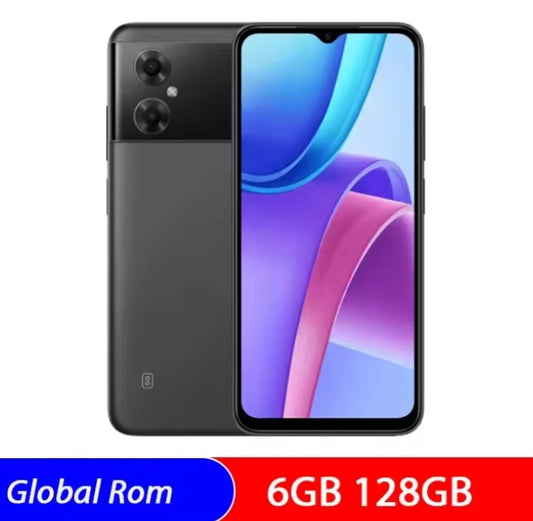 Xiaomi Redmi Note 11R Global Version Black Smartphone Facial Recognition & Fingerprint Unlock Function Dust Water & Scratch Resistant HD Screen Super/Fast Charging Smartphone (RAM 6GB+128GB ROM). smp