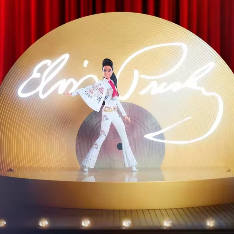 Original Barbie Signature 12 Inch Doll With American Eagle Jumpsuit Elvis Impersonator Doll dll tys