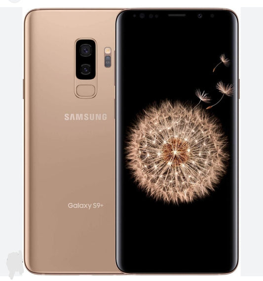 Samsung Galaxy S9 Plus 4G LTE Global Version Smartphone Facial Recognition & Fingerprint Unlock Function Dust Water & Scratch Resistant HD Screen Super/Fast Charging (Model:G965U) Full Set (Gold) Smartphone smp