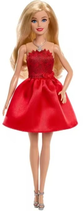 Original Barbie 80th Anniversary Celebration Fashionistas Doll Ruby-Red Dress dll tys