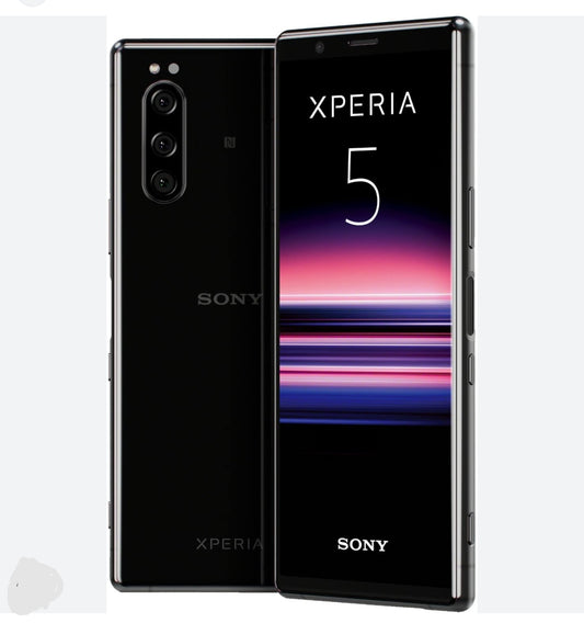 Sony Xperia 5 Smartphone Global Version Dustproof Water & Scratch Resistant HD Screen Super/Fast Charging (Black) Smartphone smp