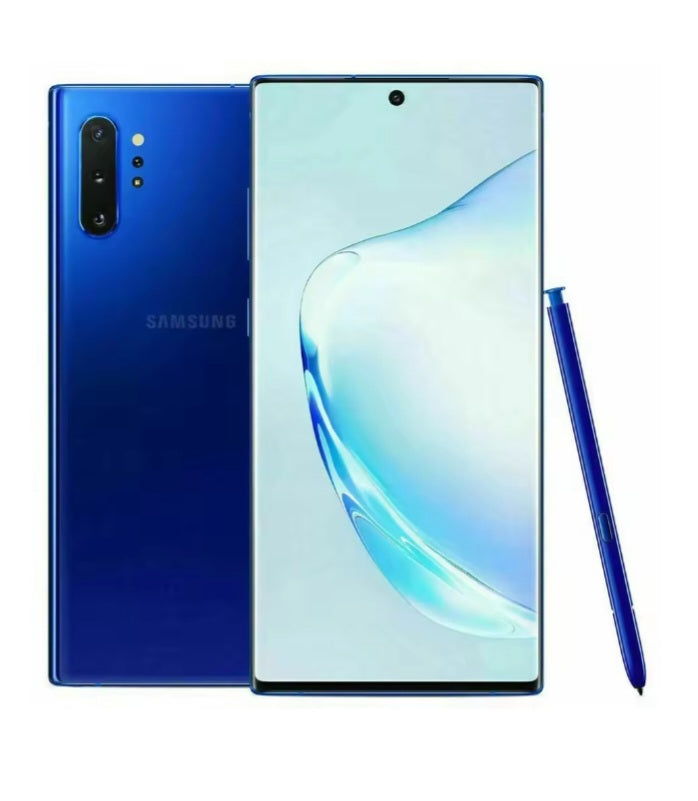 Samsung Galaxy Note 10 Plus 4G US Version Aura Blue Smartphone Dust Water & Scratch Resistant HD Screen Super/Fast Charging Smartphone. smp