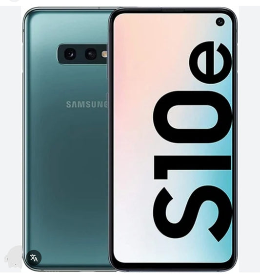 Samsung Galaxy S10e Global Version Smartphone Facial Recognition & Fingerprint Unlock Function Dust Water & Scratch Resistant HD Screen Super/Fast Charging (Model: G970F) Full Set (Prism Green) Smartphone smp