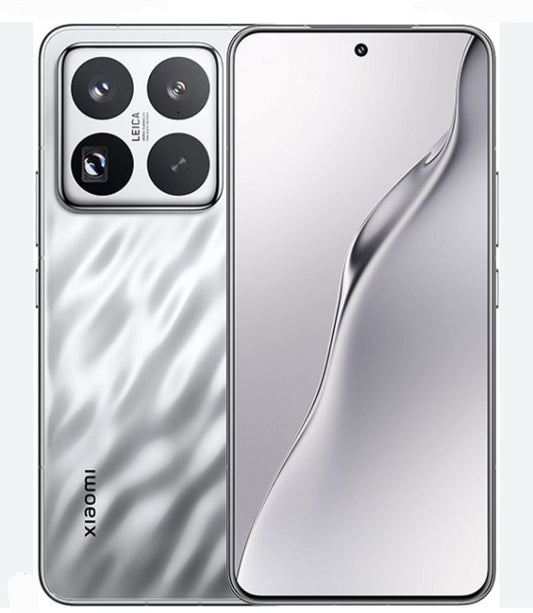Xiaomi 15 Pro Chinese Version Silver Smartphone Facial Recognition & Fingerprint Unlock Function Dust Water & Scratch Resistant HD Screen Super/Fast Charging Smartphone (RAM 12GB+256GB ROM). smp