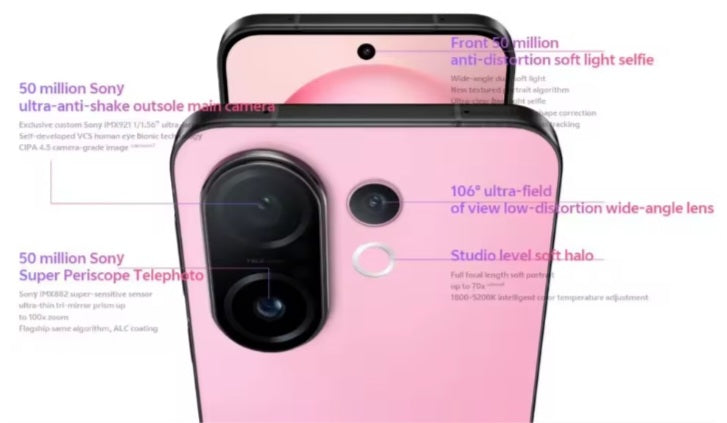 New Vivo S30 Pro Mini Chinese Version Yellow Smartphone Dust Water & Scratch Resistant HD Screen Super/Fast Charging Smartphone (RAM 16GB+512GB ROM). smp